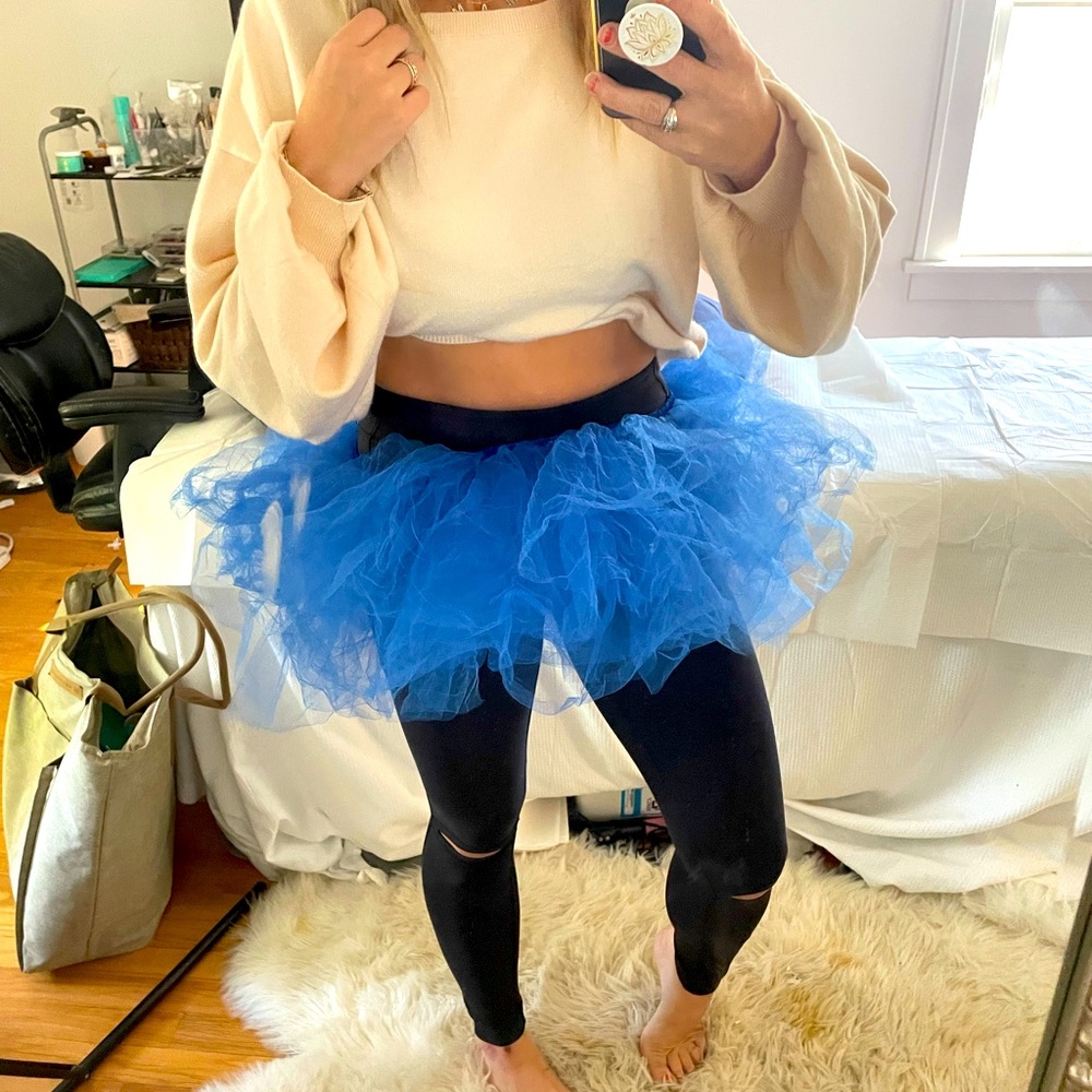 Halloween costume tutu all blue